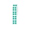 Nevs Direct Thermal Cryo 13mm Dots for 2.0ml Tubes/Vials Green Roll Form LDTC-12-4-G - alternate 1